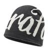 European and American Street Alphabet Jacquard Double-sided Knitted Hat Men and Women Hip-hop Skateboard Hip-hop Pullover Hat Autumn and Winter Cold