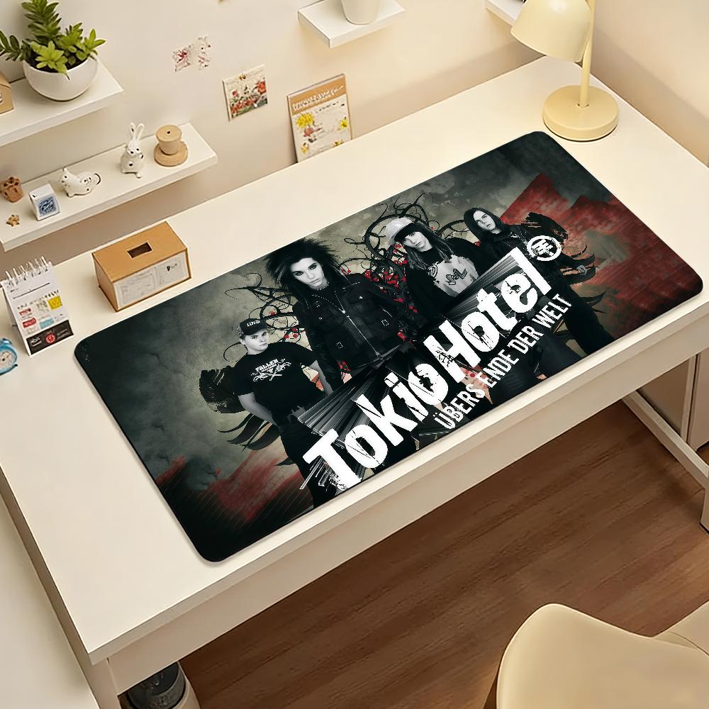 Tom Bill Kaulitz TTokio HHotelES MousePad Nonslip Locking Edge PC Laptop Accessories Rubber Office Keyboard Game XXL DeskMat