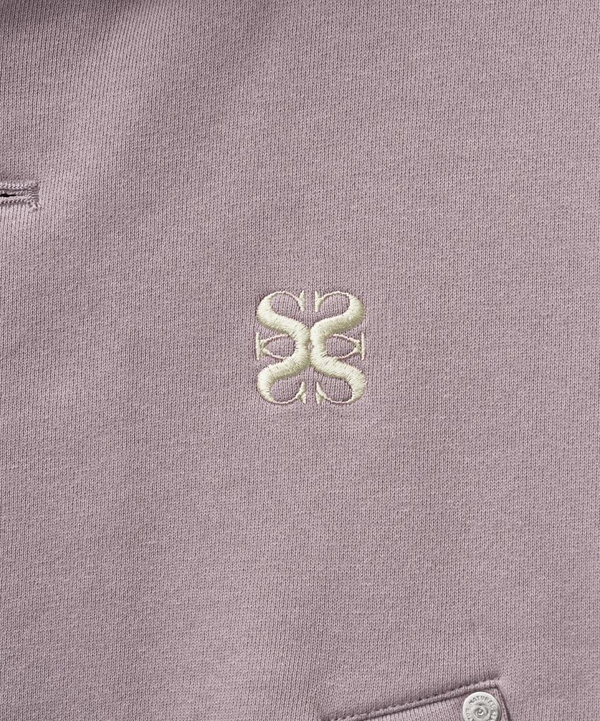 Satur Theo Cotton All Day Hoodie Zip-Up Purple (Type A)