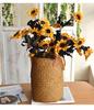 Nordic Seagrass Woven Flower Basket with Handle for Dried Flowers and Ornaments