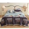 New Milk Fiber Printed Blanket 300G Cloud Mink Velvet Cover Blanket