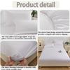 1PC Waterproof Fitted Sheet Soft Comfortable Breathable Bedding 360 Degree Full Surround Mattress Cover for Single Double Bed