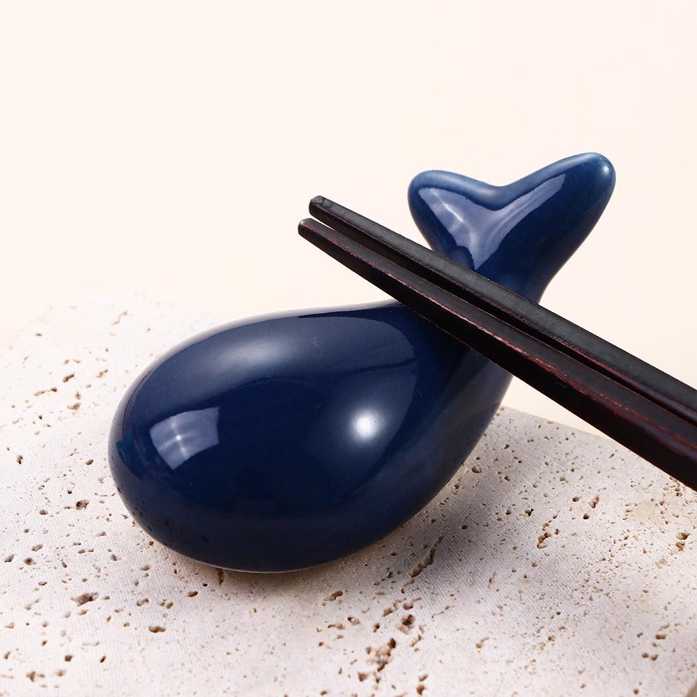 Whale Shape Home Decoration Kitchen Hotel Spoon Rack Chopsticks Stand Tableware Chopsticks Holder
