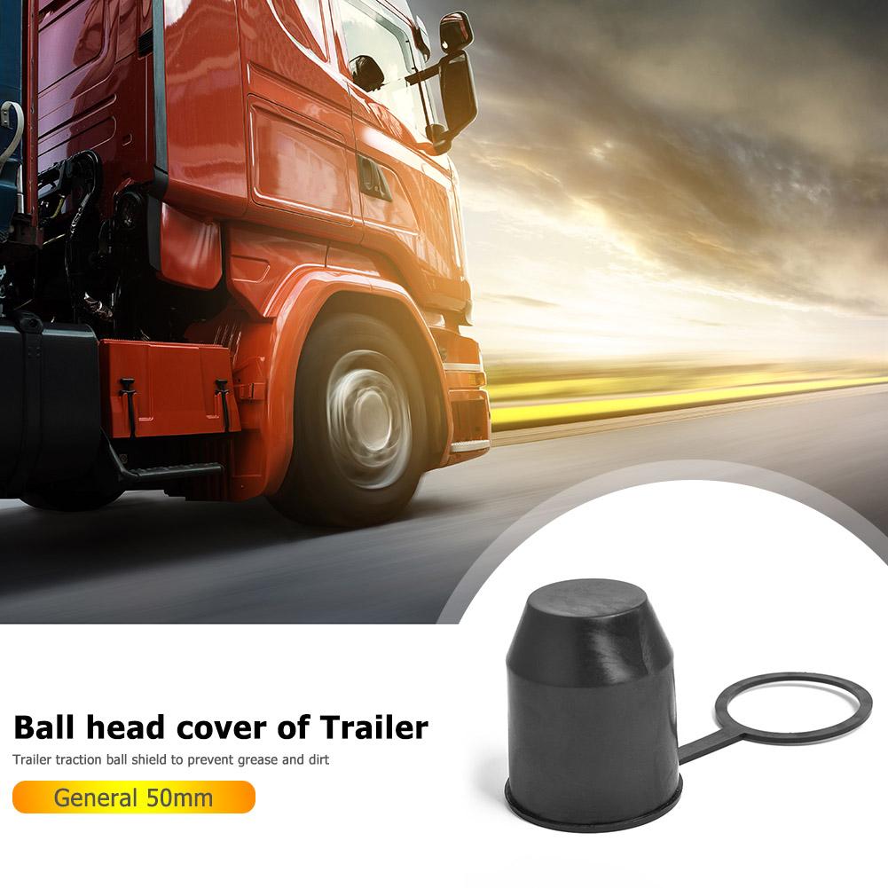 Universal 50mm Car Auto Tow Bar Ball Cover Excellent ABS Plastics Prolonged Hitch Caravan Trailer Towball Protect
