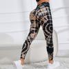 Tie Dye Seamless Peach Hip Yoga Pants, High Waist And Hip Lifting Fitness Pants, Running Sports Outdoor Yoga Pants For Women