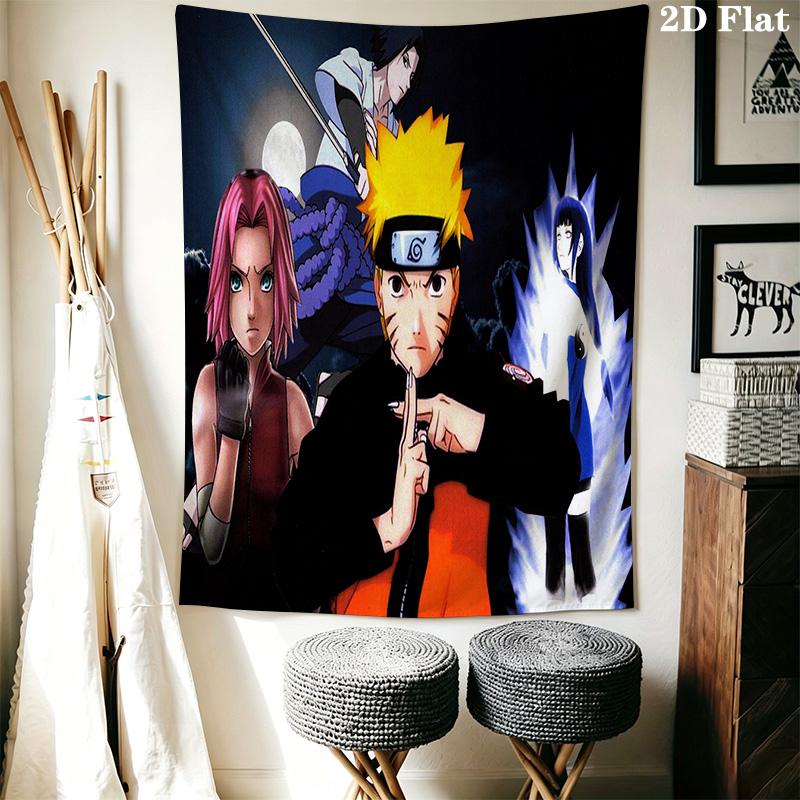 Naruto Sakura Tapestry Wall Tapestry Background Cloth Fashion Print Soft Background Wall Hanging Cloth Homestay Soft Decoration Tapestry