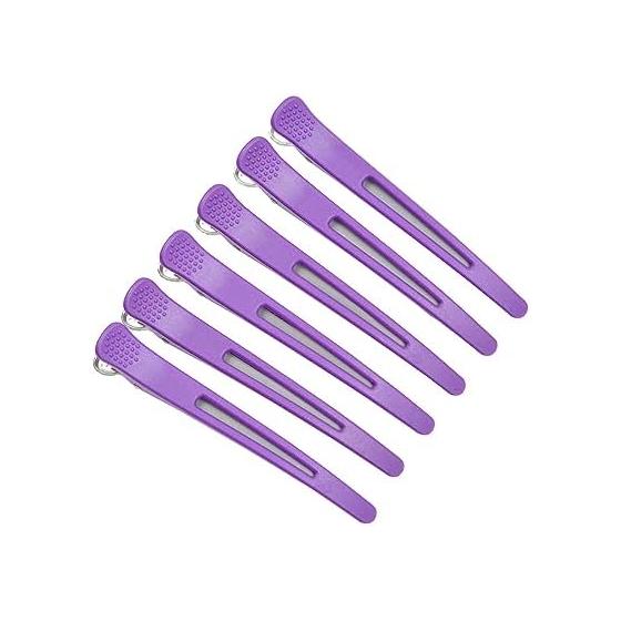 Set of 6 Dakar Hairpins Hair Clips for Hairdressers Beautiful Hair Tools Hair Ornaments for Hair Styling (Purple)