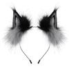 Halloween Cosplay Cat Ears Fox Plush Headwear Party Costume