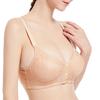 Styling cup front buckle large size underwear women's no steel ring adjustable vest new large size bra