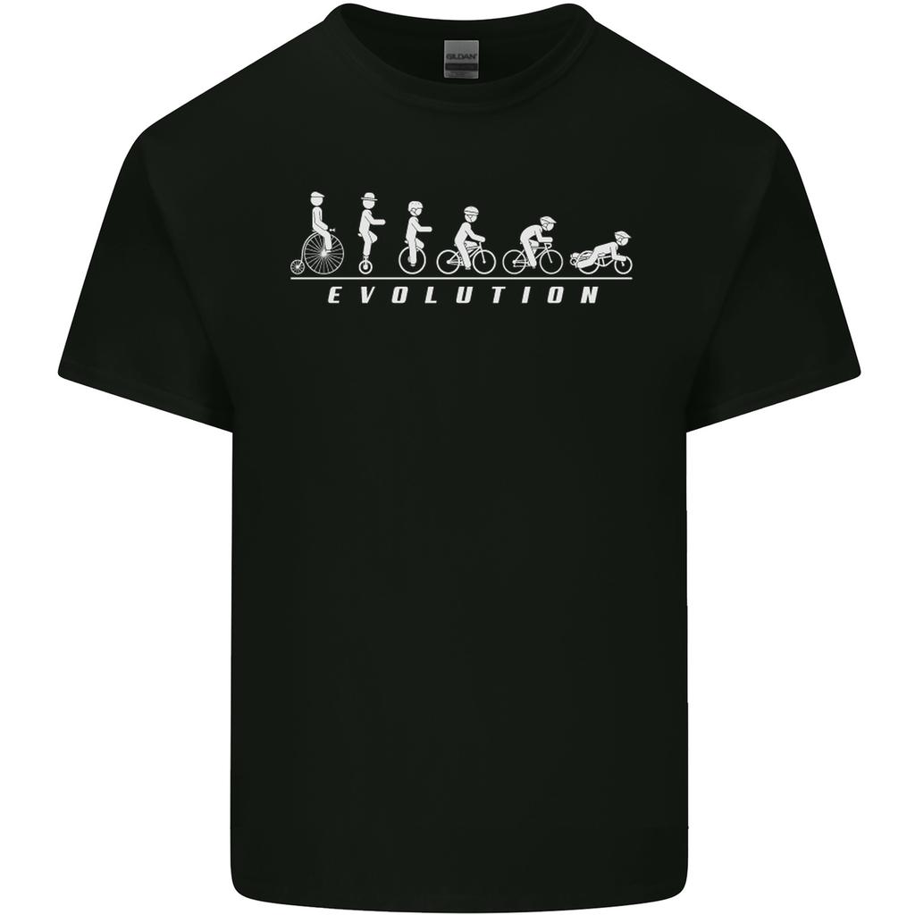 Cycling Evolution Cyclist Bicycle Unisexs Light Cotton TShirt