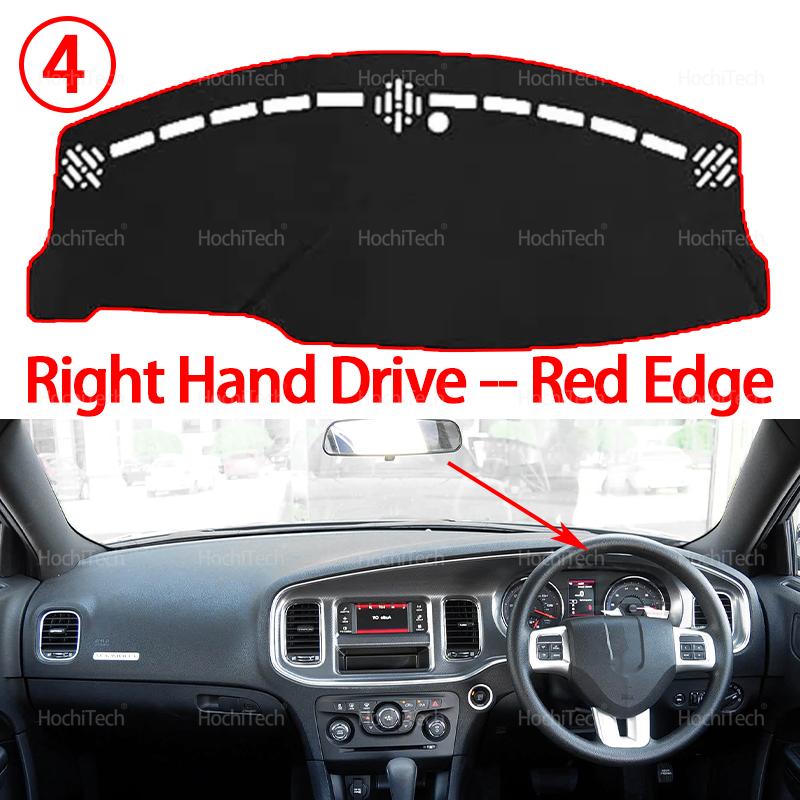 Dash Board Mat for Dodge Charger LD 7th Generation 2011- Dashboard Cover Anti-Slip Mat Protect Pad Sunshade Carpet Rug