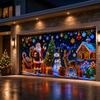 Christmas -in-the-Dark Door Cover, Extra Large 180400 cm, for Holiday Decorations