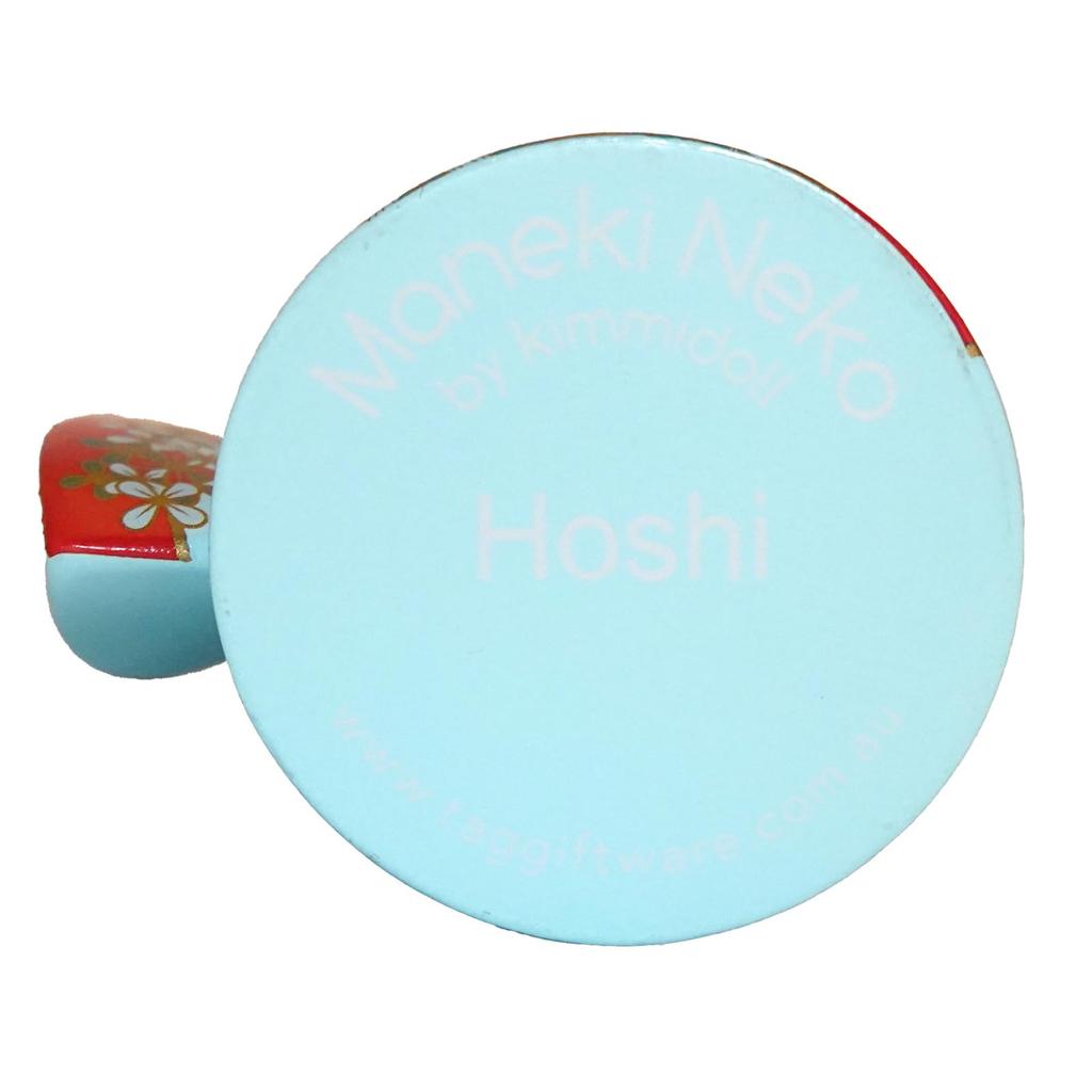 Kimmidoll Maneki Neko Hoshi Doll, 9cm Tall, MNFL007