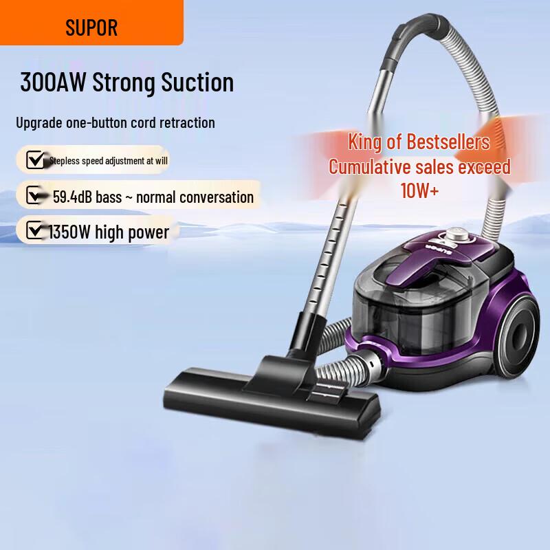 Мощный пылесос с мешком SUPOR