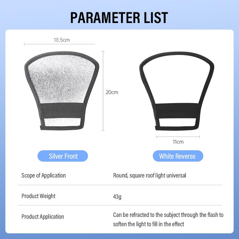 2 PCS Photo Flash Light Reflector For Nikon Sony Cameras and Other Camera 2-in-1 Camera Flash Diffuser Softbox Reflector