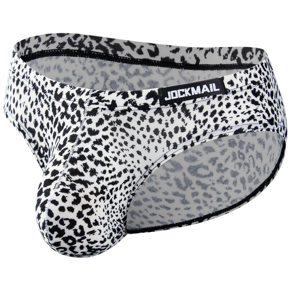 Briefs JOCKMAIL Leopard Print Sexy Low Rise Men's Underwear