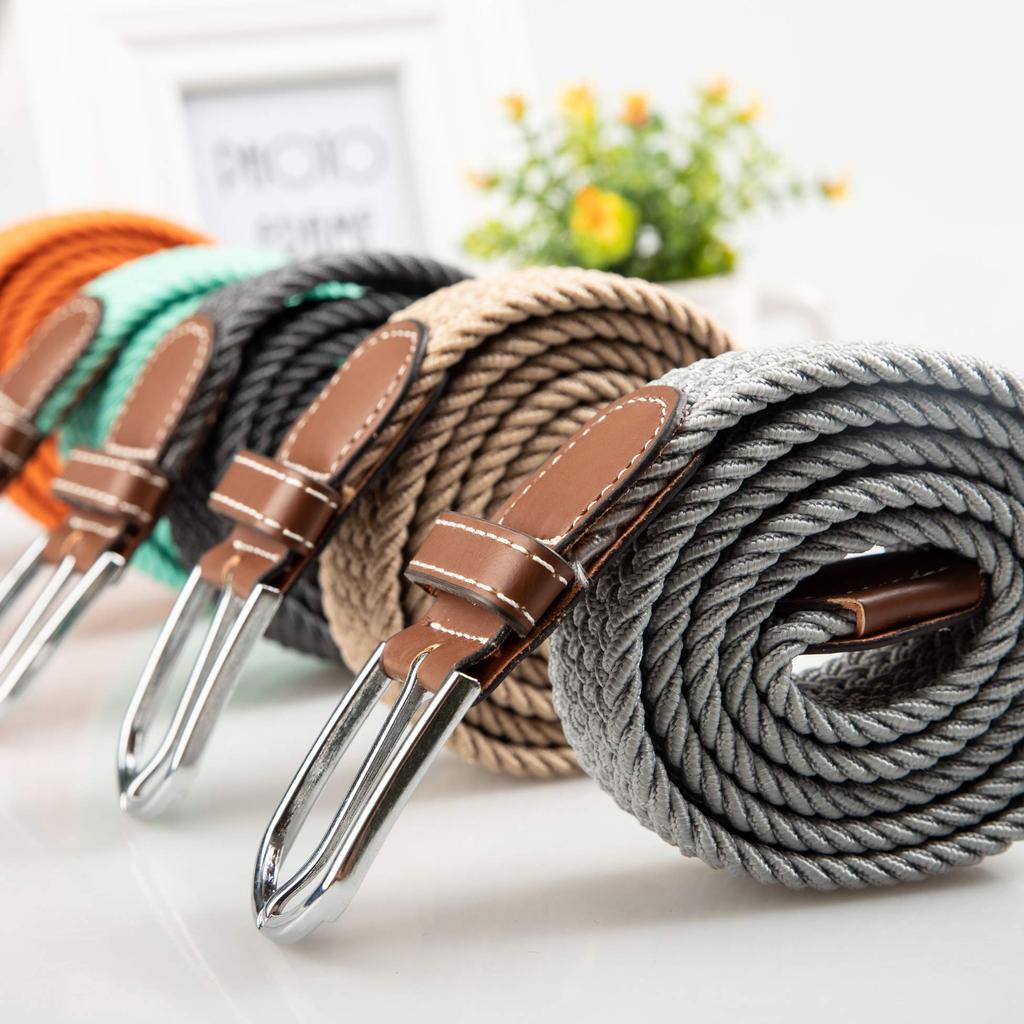 XDIAN Elastic Casual Mesh Braided Business Adjustable Perfect for and Fashionable Black Women's Belt, Belt, Mesh, & Casual, Size, Commuting, School,