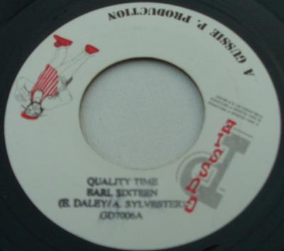7inch Record EARL SIXTEEN - Quality Time / The Sticky Riddim GD7006 Gussie P Record UK Reggae, Ska & Dub Used