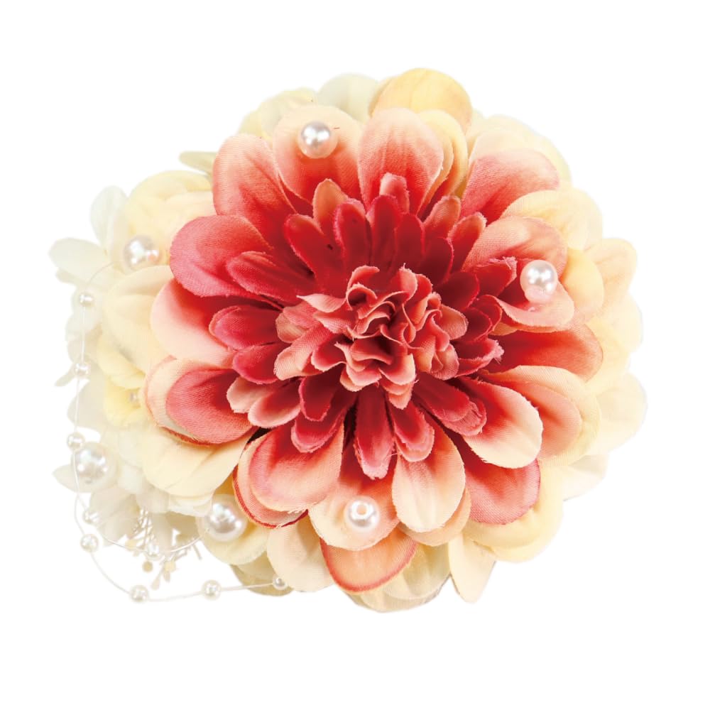 

Made in Japan Dahlia Corsage Breath Hydrangea Brooch Clip Pin 2WAY Formal Entrance Ceremony Graduation Ceremony Wedding Ceremony Special Occasion