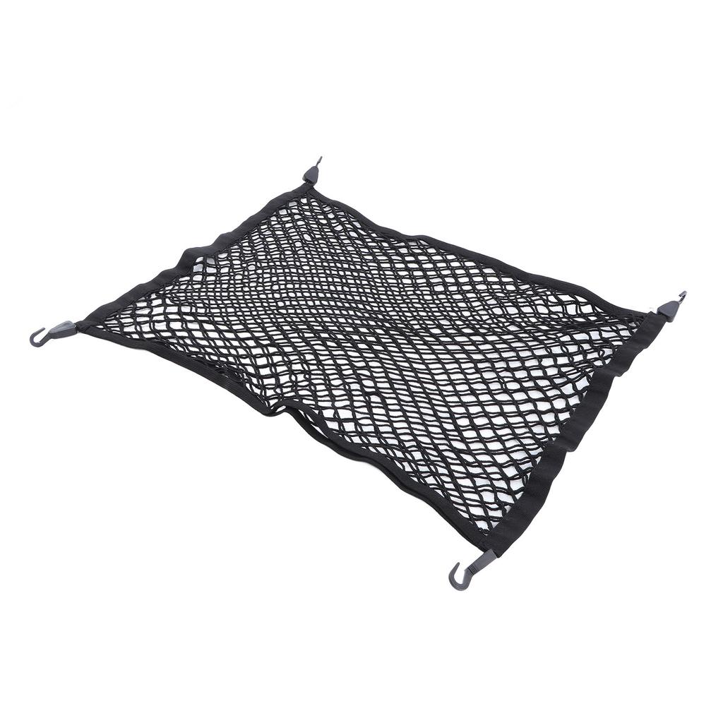 Car Nylon Elastic Mesh 4 Hook Rear Trunk Cargo Storage Net Holder Replacement for Tesla Model X 2015 To 2023