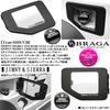 Type 50J3 CB Jimny Sierra Carbon Fiber Fuel Filler Cap Cover Glass Fuel Lid Door Set with New Jimny BG BRAGA & & Emblem, & Sierra,