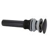 Matte Black Drain Stopper Push Bounce Sink Drain Strainer Bathroom Sink Drainer  Lavatory Drain