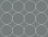 Wheel Sticker 12 Cm Wheel Stickers Dots 12 Pcs Matte Gray
