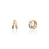 [925Silver] Two Ring Earrings