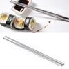 5Pairs Reusable Metal Chopsticks Stainless Steel Non-Slip Chop Sticks Set for Sushi Noodles Dinner Rice Dishwasher Safe