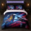 Lionel Messi Custom Name Text Bedding Set 1 Duvet Cover+2 Pillowcases Soccer Logo Personalized Gift For Special Occasion Bedroom Decor