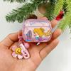 Blowing Fan Beautiful Girl for AirPods 1 Earphone Case 1/1 Generation Apple Airpodspro1 Protective Case Cute