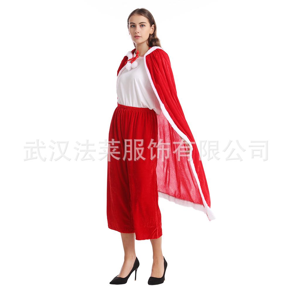 Christmas Cloak Children's Cloak Dress Up Dress Up Popular Red Adult Christmas Clothing