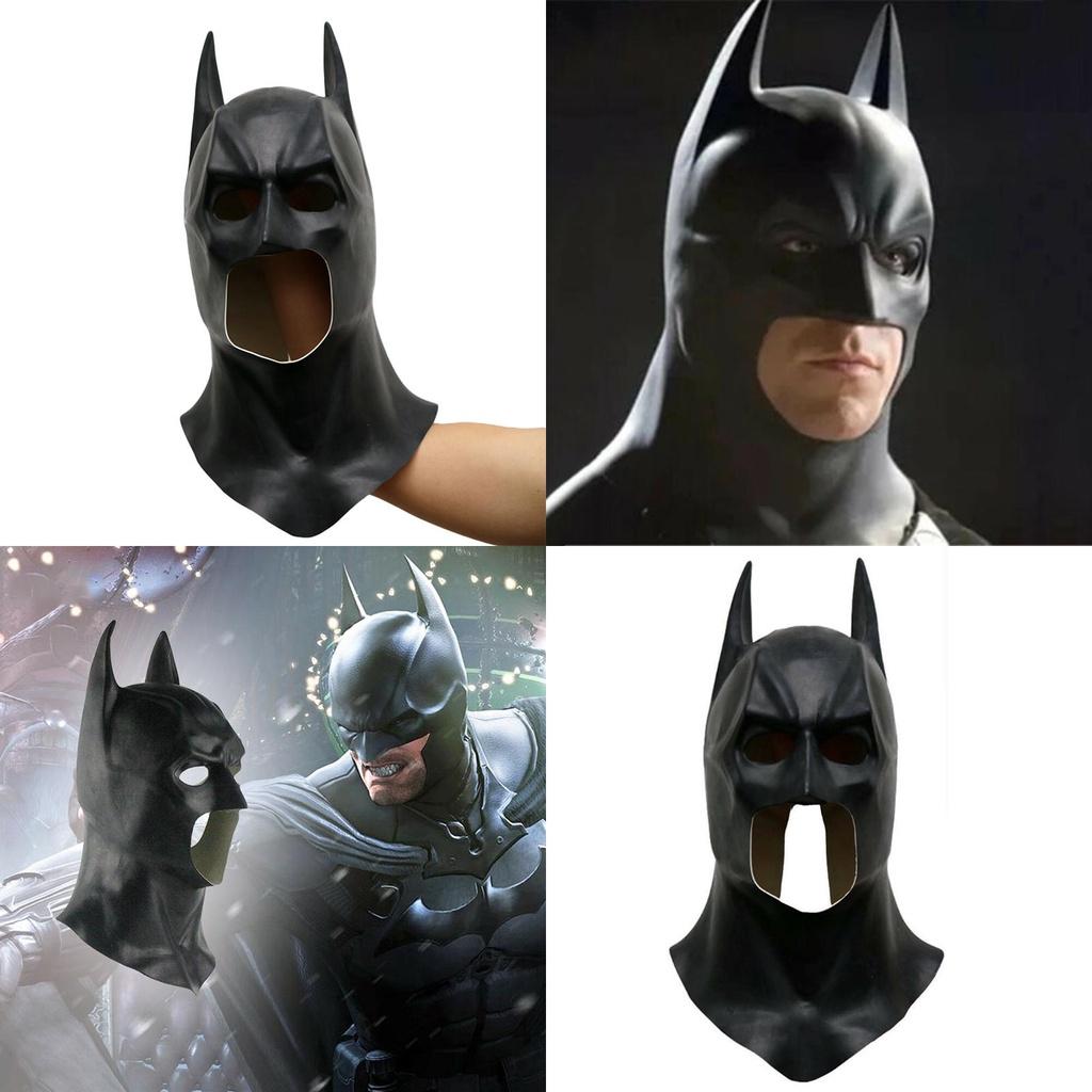 Ultimat Batman Helmask med Huva För Vuxen Cosplay The Dark Knight Rises Halloween Rekvisita