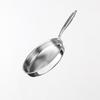 Triply Titanium Non Stick Hammered Fry Pan Nonstick Hybrid Titanium Stainless Steel Frying Steak Cooking Pan