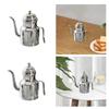 Stainless Steel Oil Container 450ml Leakproof Dispenser Pot for Cooking Camping Home Kitchen