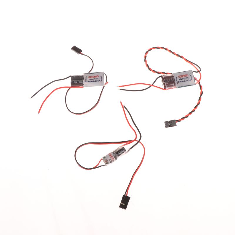 3A 5A 7A External Ubec Voltage Regulator Anti-Interference Support 2S-7S Receiver Power Supply For Rc Airplane Aircraft