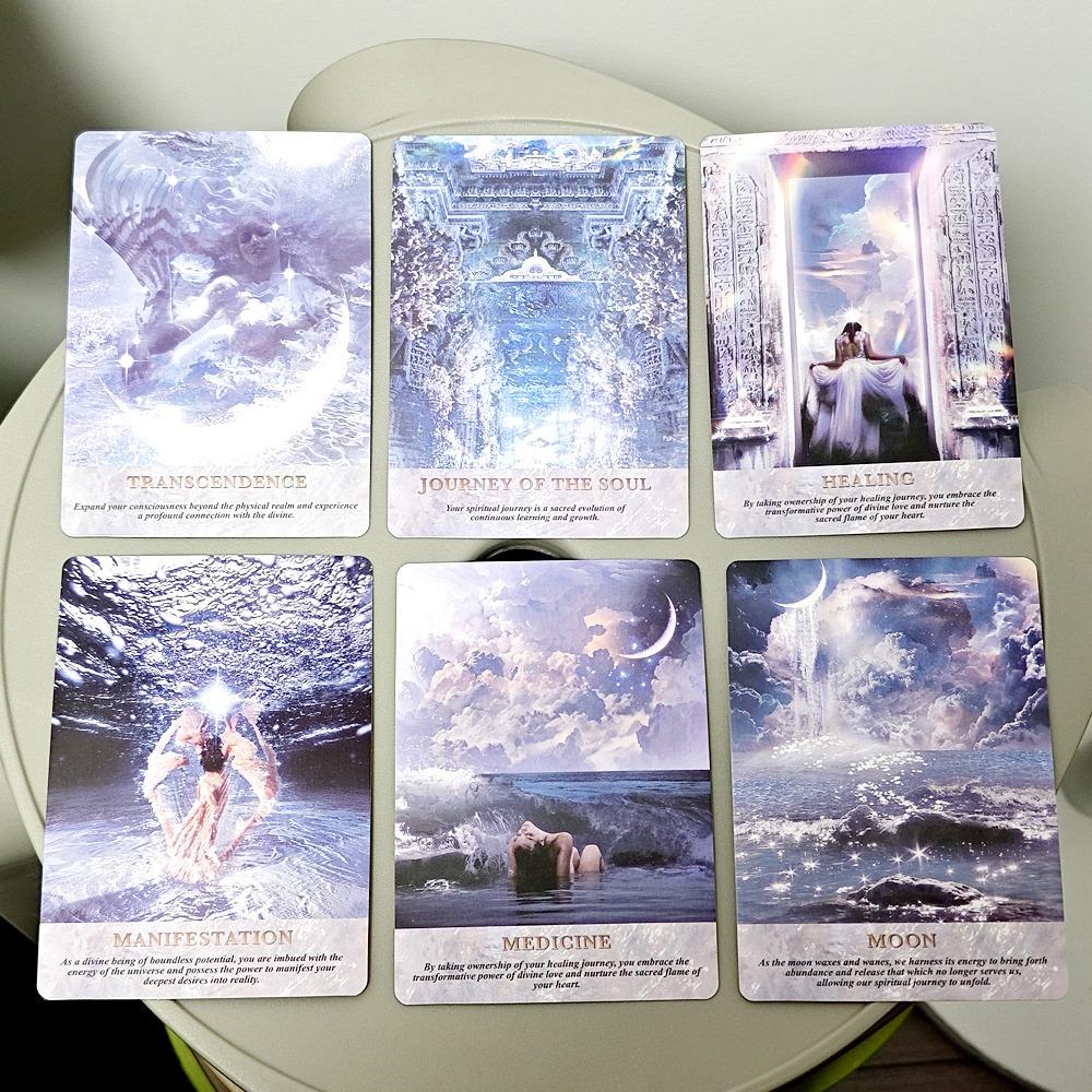 Pearls of Wisdom Oracle Deck 10,4 x 7,3 cm 44 Karten Tauchen Sie ein in die ätherischen Visuals und führen Sie zur Entdeckung tieferer Bedeutung