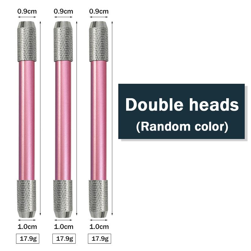 Suport prelungitor creion reglabil cu cap simplu/dublu, tijă prelungitoare metalică/lemn, creioane rotunde/triunghiulare/hexagonale, suport pentru creioane