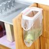 Cabinet Door Trash Bin Rubbish Can Garbage Bag Holder Trash Rack Hanging Basket Storage Organizer