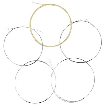 5-String Banjo Strings with Rustproof Coating Stainless Steel & Bronze Winding Banjo Strings For Practice & Performances