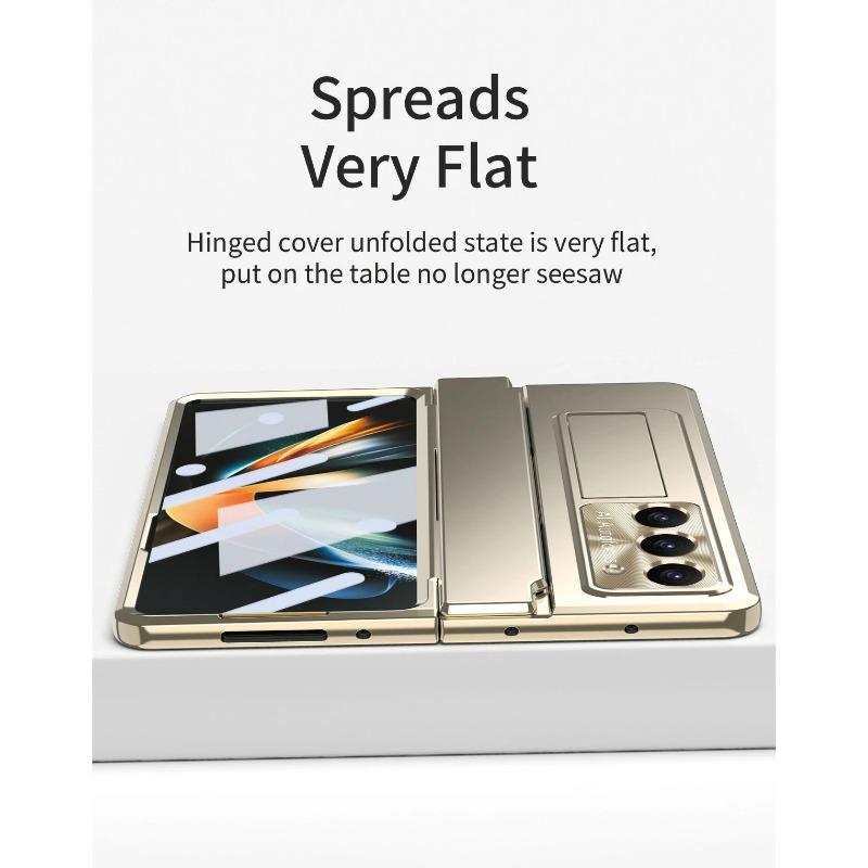 Slim Hard Case for Samsung Galaxy Z Fold 6 5 4 3 Stand Hinge Protective Film Cover Pen Holder Foldable