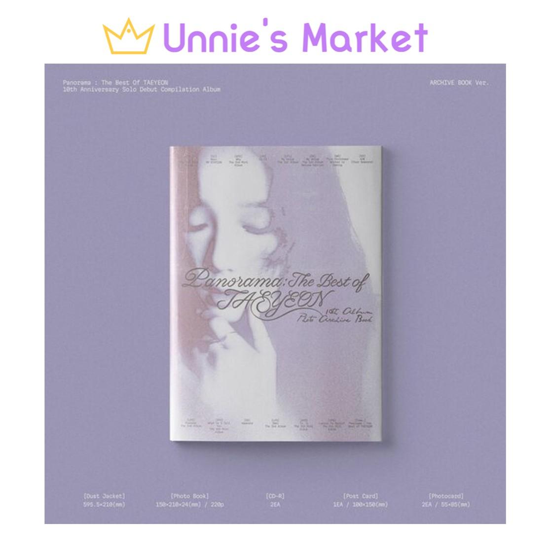 

TAEYEON (СНСД) [Панорама : Найкраще від ТЕЙОН] Архівна Книга Вер. + Безкоштовний подарунок 1EA