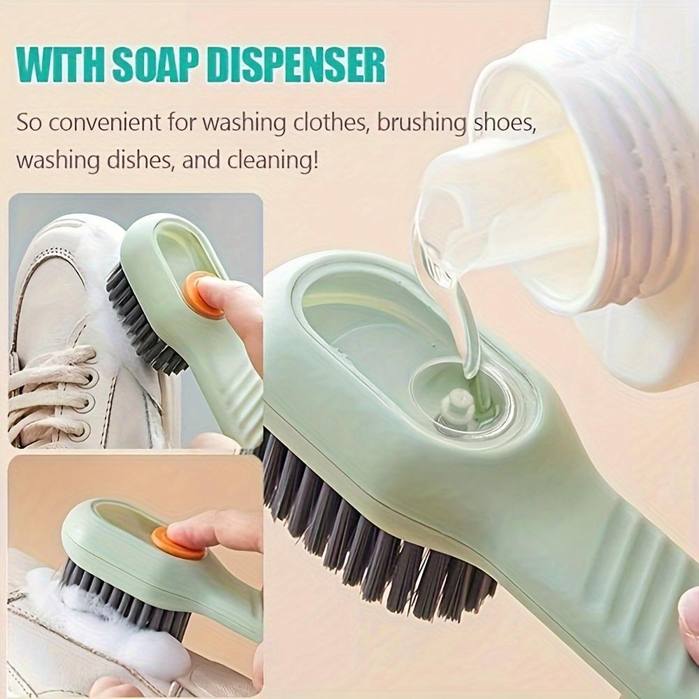 1 Multi-Purpose Cleaning Brush, Reusable Cleaning Tool Home, Bathroom Cleaning Clothes Brush Shoe Brush Dust Stain Cleaning