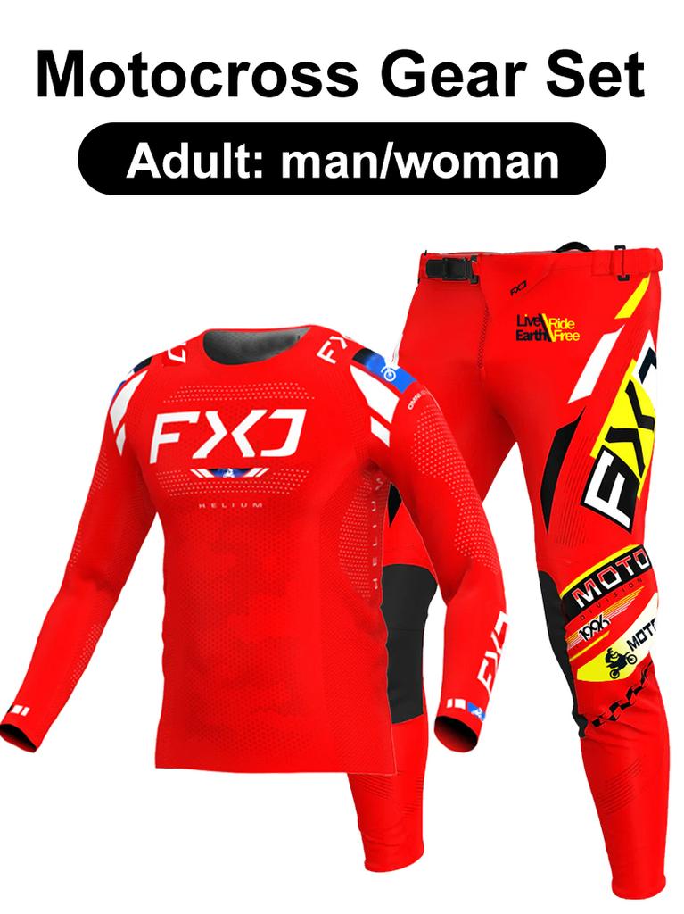 Motocross udstyrssæt Enduro cross Trøje Bukser Sæt Racer Udstyrssæt Off-road Herre Sæt Damebjerg Downhill Motorcykel MX