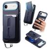 2-in-1 Magnetische Leder-Geldbörse Kartenfach Handyhülle Für iPhone 17 Pro Max 16 Plus 15 14 13 12 Stoßfest Versteckte Handgelenkschlaufe Hülle