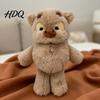 Cruelty-free Stuffed Toy Highland Cow Animal Soft Running Calf Plush for Kids Strong Stitched Cuddle Hugging Plushie Boys Girls Portable