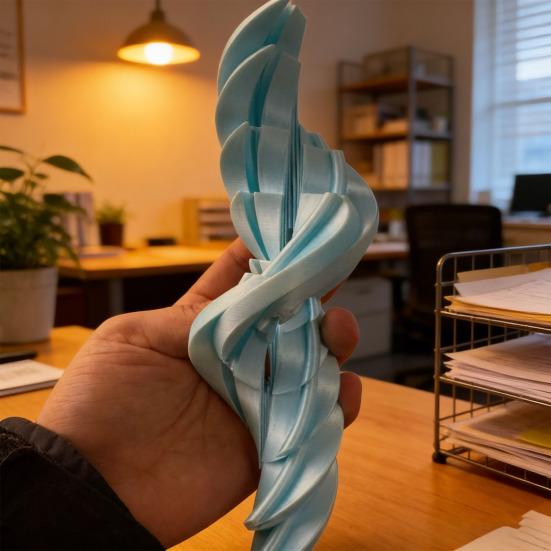 Zabawka Jajko Wielkanocne Odstresowujące Drukowane 3D Jajko Spiralne Zabawka Fidget Jajko Skręcane Puzzle Zabawka na Biurko Wypełniacze do Koszyka Wielkanocnego Upominki na Imprezę