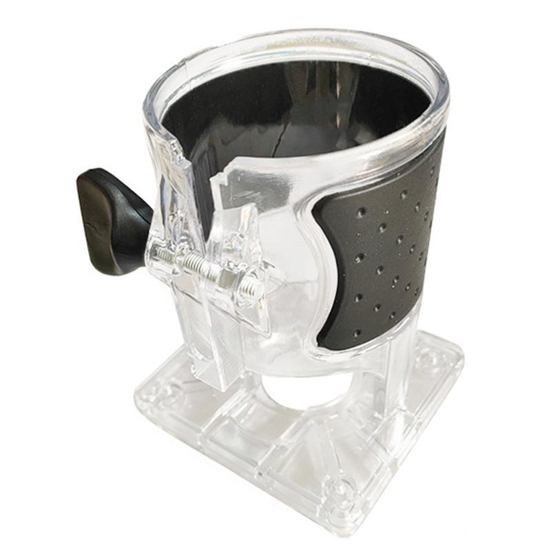 Transparent Router Base Cover Improves Cutting Precise for Woodwork and Crafting