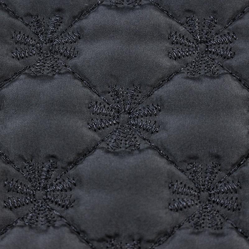 100X150CM Snowflake Embroidered Fabric Winter Warm Quilted Cotton Padded Material For Makeup Bag Hat Costume