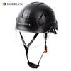 Casco di sicurezza ABS traspirante Cantiere Costruzione di potenza con occhiali Leader Supervisore Personalizzazione anti-smash